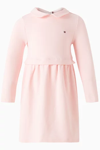 Flared Dress in Organic Cotton