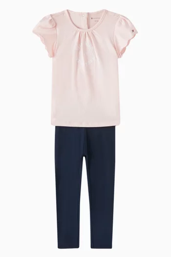 Ruffle Sleeve T-Shirt