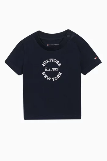 Logo Crew Neck T-Shirt in Cotton