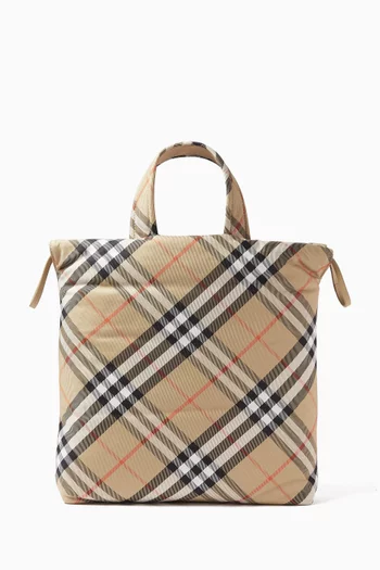 Check Tote Bag