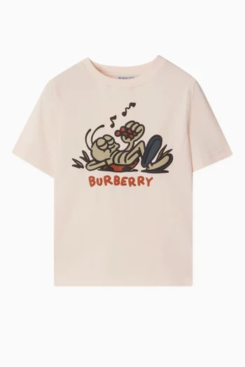 Ladybird Logo T-shirt in Cotton