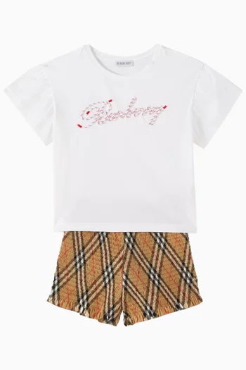 Rope Logo T-shirt in Cotton