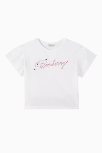 Rope Logo T-shirt in Cotton