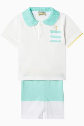 Two-piece Gift Set in Silk-cotton