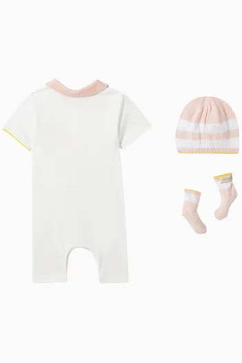 Romper Set in Silk-cotton