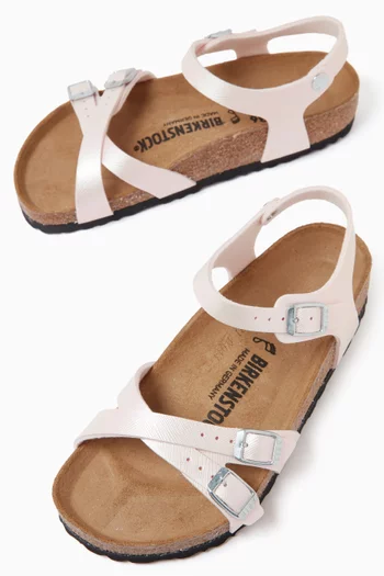 Kumba Sandals in Birko-Flor® & Leather