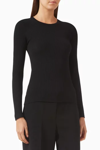 Slim-fit Sweater in Merino Wool