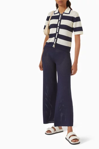 Mouette Top in Openwork-knit