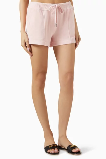 Cut & Sewn Shorts in Terry Cloth