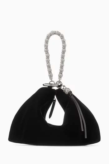 Callie Crystal-embellished Bag in Velvet