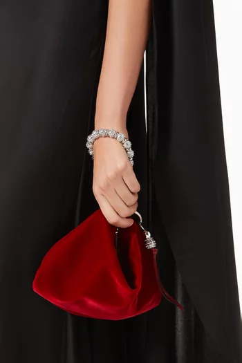 Callie Crystal-embellished Bag in Velvet
