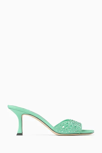 Skye 70 Mule Sandals in Suede