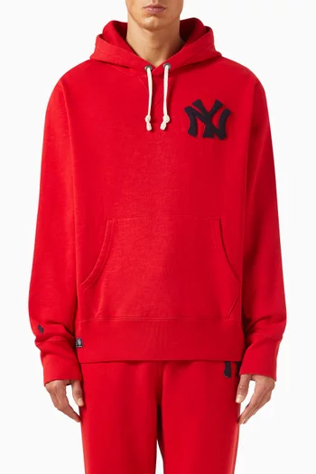 x Yankees Logo Hoodie in Cotton-fleece