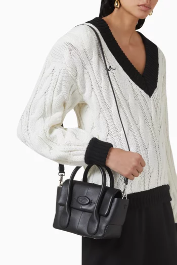 Mini Di Top-handle Bag in Leather