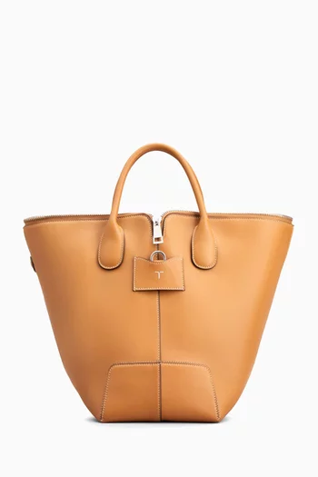 Medium Di Swing Top-handle Bag in Leather