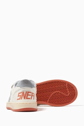 Ball Star Strap Sneakers in Leather