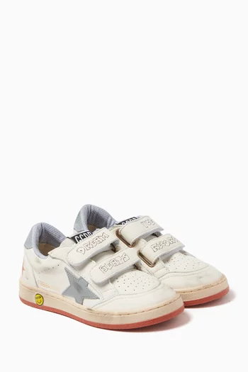 Ball Star Strap Sneakers in Leather
