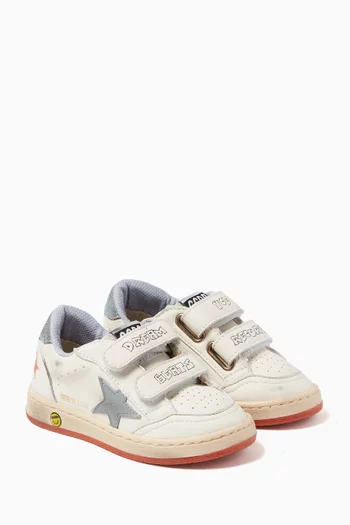 Ball Star Strap Sneakers in Leather