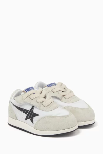 Marathon Sneakers in Suede & Nylon