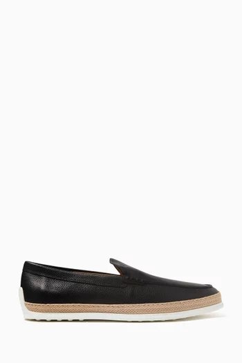 Slip-on Loafers in Leather