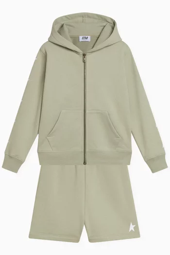 Full-zip Hoodie in Cotton
