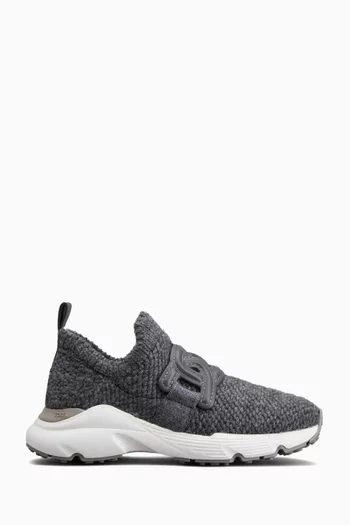 Kate Slip-on Sneakers in Cotton & Wool Knit