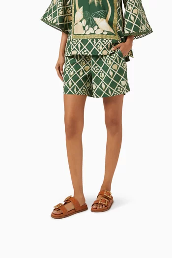 Enola Sporty Sandals in Leather