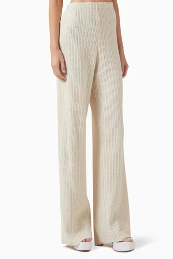 Alfie Ribbed Pants in Knit