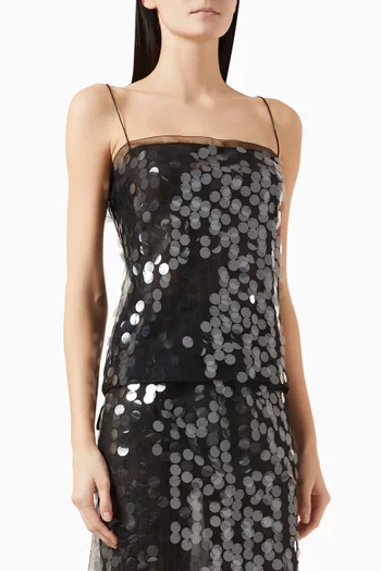 Suero Sequin-embellished Top