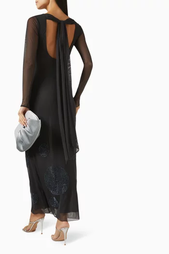 Chelsea Maxi Dress in Mesh