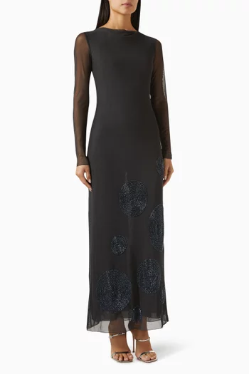 Chelsea Maxi Dress in Mesh
