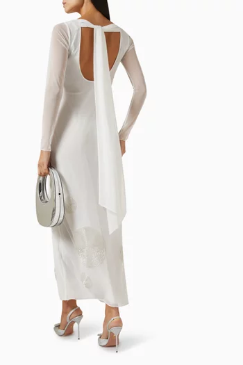 Chelsea Maxi Dress in Mesh