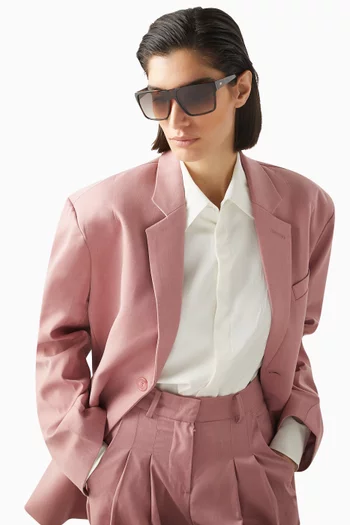 Dark Magic D Frame Sunglasses