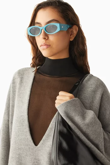 Mermaiden Oval Sunglasses
