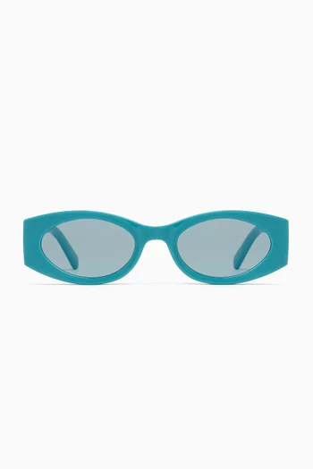 Mermaiden Oval Sunglasses