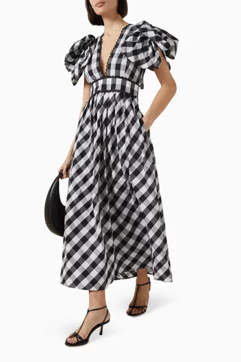Curazao Vichy Dress in Cotton
