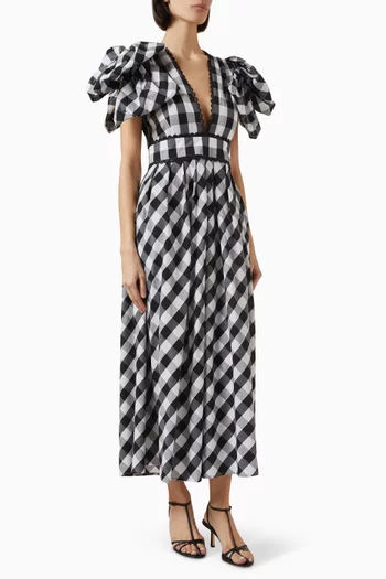 Curazao Vichy Dress in Cotton