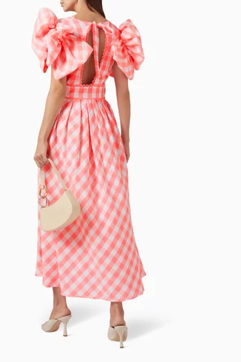 Curazao Vichy Dress in Cotton