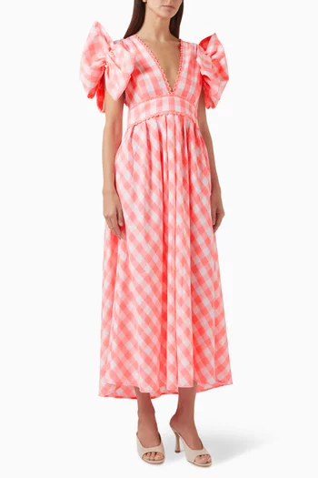 Curazao Vichy Dress in Cotton
