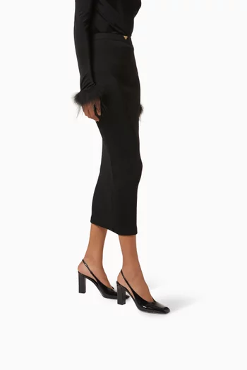 Modellerie 85 Slingback Pumps in Leather