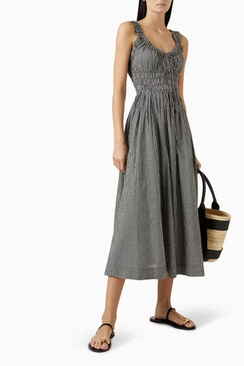 Emmaretta Midi Dress in Organic-cotton