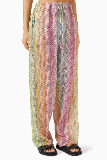 Printed Drawstring Pants