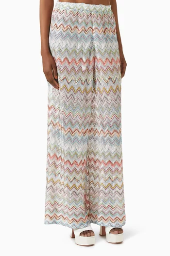 Zizag Wide-leg Pants