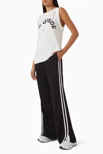 Roma Wide-leg Pants in Rayon Blend