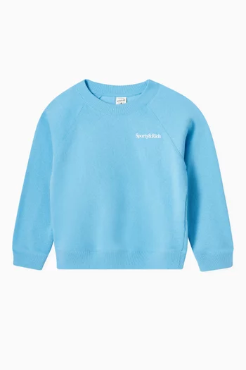 Eat More Veggies Sweatshirt in Cotton-fleece