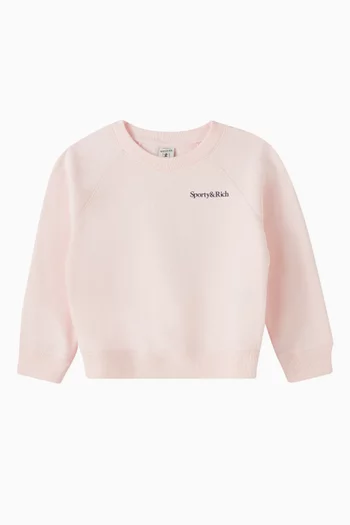Eat More Veggies Sweatshirt in Cotton-fleece