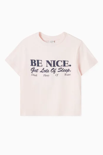 Be Nice T-shirt in Cotton