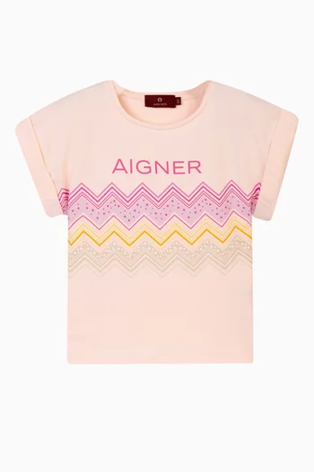 Logo Graphic T-shirt in Cotton-jersey