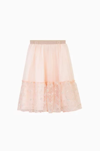 Layered Midi Skirt