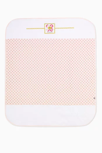 Logo Baby Blanket in Pima Cotton